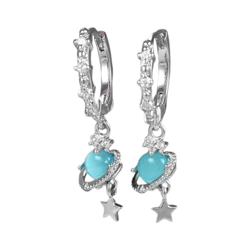 OUDQFCJ 1 Paar Ohrringe Silber 925 Set für Damen 14 Karat Vergoldet Kleine Ohrstecker Silber 925 Set Stapelbar Zirkonia Ohrstecker Creolen Ohrringe Set für Mehrere Piercings von OUDQFCJ