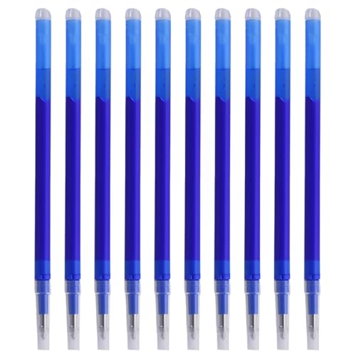 OUDQFCJ 10 löschbare Minen, kompatibel mit neutralen Kugelschreiberminen, löschbare Tintenroller, löschbare Tintenminen von OUDQFCJ