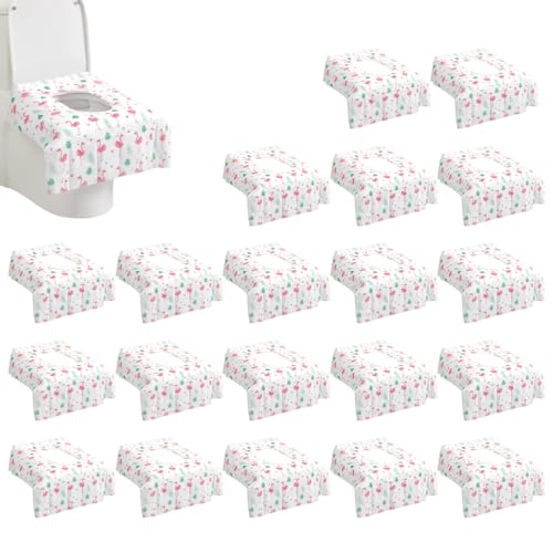 OUDQFCJ 20 Stück Einweg Toilettenauflage Universal Töpfchentraining Liners für Kinder und Erwachsene, Reisezubehör, einzeln verpackt von OUDQFCJ