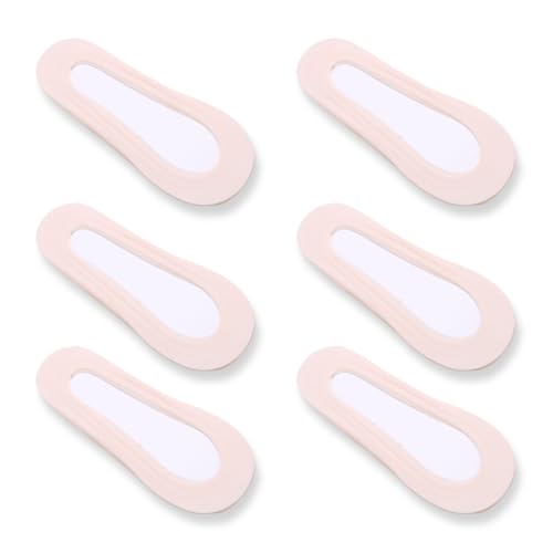 OUDQFCJ 3 Paar Füßlinge Ballerina Socken Damen, Atmungsaktiv Unsichtbare Sneaker Socken, No Show Rutschfeste Füsslinge mit Siliconpad, Baumwolle Kurze von OUDQFCJ