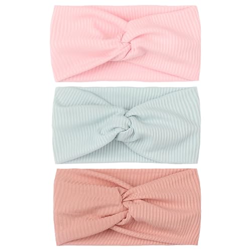 OUDQFCJ 3 pcs Kinder Haarband aus Strick -Stirnband Kinder,haarband kinder,Haarband mädchen,Bequem & Stilvoll mit Knoten,Perfektes Accessoire für Jungen und Mädchen OUDQFCJ 3 pcs Kinder Haarband aus Strick -Stirnband Kinder,haarband kinder,Haarband mädchen,Bequem & Stilvoll mit Knoten,Perfektes Accessoire für Jungen und Mädchen von OUDQFCJ