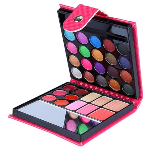 OUDQFCJ 32 Farben Lidschattenpalette Schimmernd Mit Lip Gloss, Concealer & Blush - Makeup Palette von OUDQFCJ