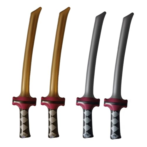 OUDQFCJ 4 Pcs Ninja Schwert Kinder Ninja Geburtstagsdeko Kindergeburtstag Mitgebsel Ninja Geburtstag Party Mitgebsel von OUDQFCJ