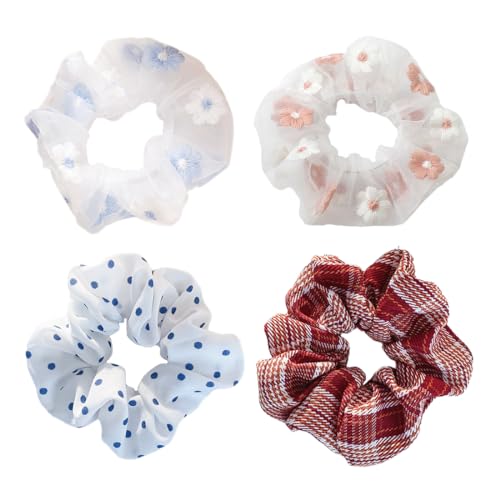 OUDQFCJ 4 pcs Haarbänder Frauen Mädchen Weiches Weiches Elastisches Haarband Haar Accessoires von OUDQFCJ