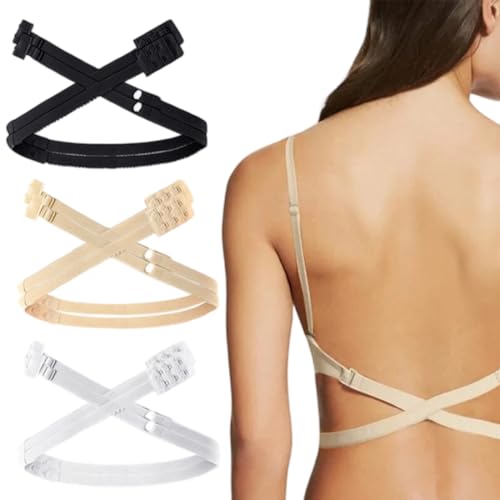 OUDQFCJ 6 Stück BH-Verlängerer,BH Verlängerung, BH Träger mit niedrigem Rücken Erweiterung Rückenfrei Rückenkonverter,Erweiterung Rückenfrei Rückenkonverter,für Frauen und Damen Mädchen Party von OUDQFCJ