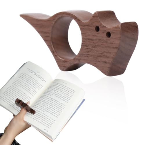 OUDQFCJ Buchseitenhalter mit Katzenmotiv,Buchklammer aus Glattem Holz,Seitenhalter,Lesen Zubehör,Ideale Geschenke und Lesezubehör für Buchleser, Geschenke für Buchliebhaber und Literaturliebhaber OUDQFCJ Buchseitenhalter mit Katzenmotiv,Buchklammer aus Glattem Holz,Seitenhalter,Lesen Zubehör,Ideale Geschenke und Lesezubehör für Buchleser, Geschenke für Buchliebhaber und Literaturliebhaber von OUDQFCJ