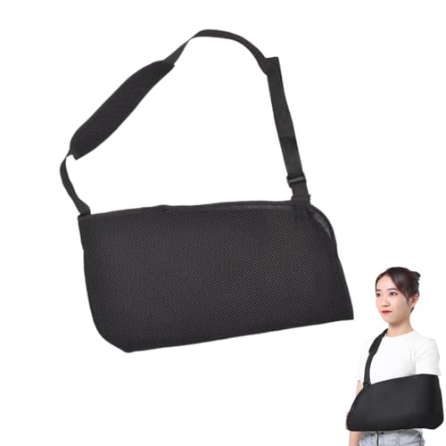 OUDQFCJ Einstellbar Schultergurt Armschlinge Schulter mit Atmungsaktivem Mesh für Damen & Herren, Schulterschlaufe Stütze bei Schulterluxation, Arm- und Ellbogenverletzungen von OUDQFCJ