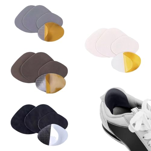 OUDQFCJ HJZHII 8 Paar Selbstklebend Fersenschutz Fersenpolster Schuhe Schuh Fersen Reparatur Schuh Kleber Hackenschutz Schuhabsatz Reparatur Ferse Patch Schuhfersen Reparaturflicken von OUDQFCJ