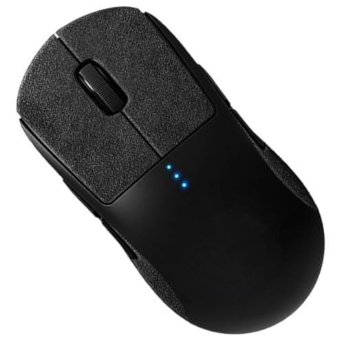 OUDQFCJ Hochwertigem Suede-Material Mausgriff Ersatz-Anti-Rutsch-Aufkleber, kompatibel mit Logitech G Pro X Superlight Gaming-Mausgriff, starke und stabile Haftung, starke Schweißabsorption (Schwarz) von OUDQFCJ