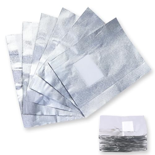OUDQFCJ Nail Polish Remover Wraps Pads, 50 Stück Nagellack Remover Pads, Aluminiumfolie Nagellack Remover Pads Gellack schnell und sanft entfernen zu können von OUDQFCJ