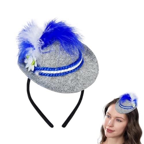 OUDQFCJ Oktoberfest Party Kostüm Damen & Herren 1 PCS Mini Hut Haarreif Haarband von OUDQFCJ