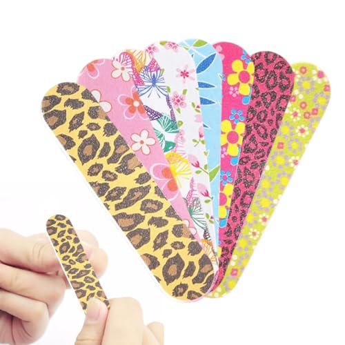 OUDQFCJ Polierfeile,8 Stück Hochglänzende Polierfeile,Gerade Nagelpuffer Kissen,Doppelseitige Nagelfeilen Puffer Für Gelnägel,Nagelkunst ManiküRe Werkzeug von OUDQFCJ