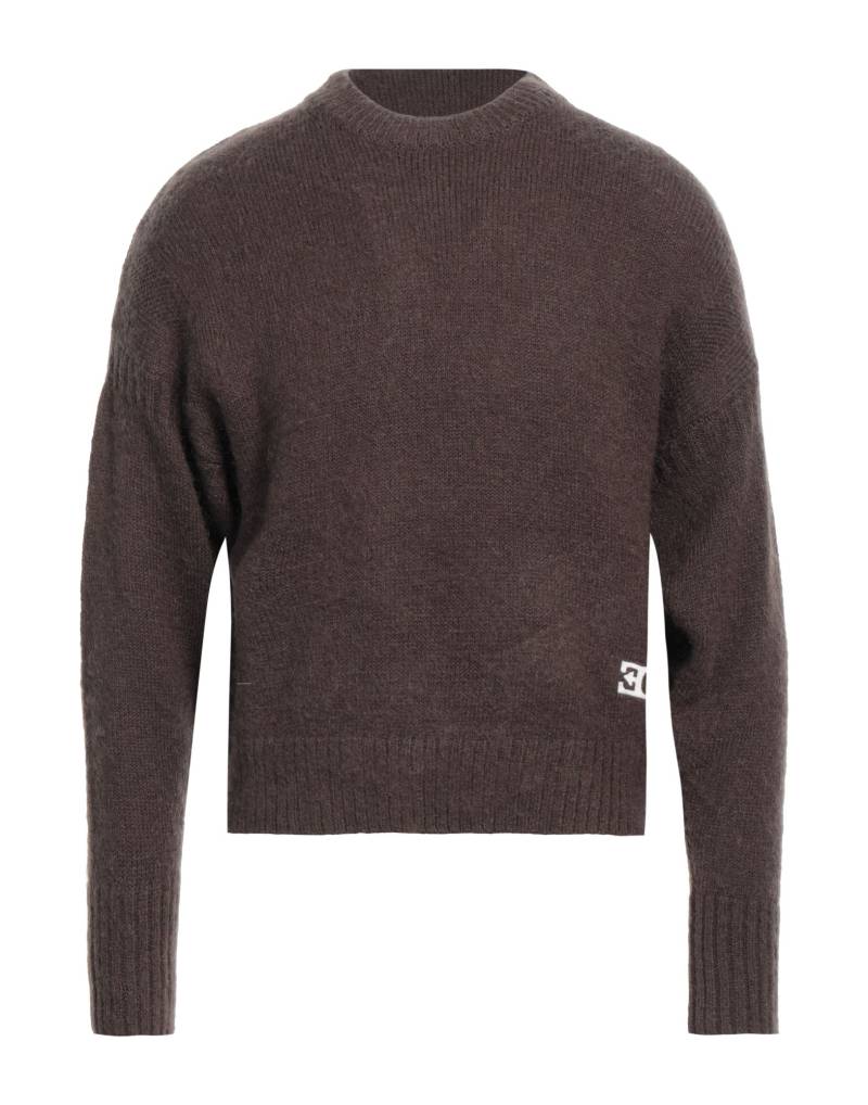 OUEST Paris Pullover Herren Dunkelbraun von OUEST Paris