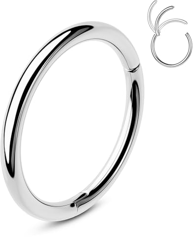OUFER 16G Helix Piercing Chirurgenstahl 316L Helix Ohrringe 11 mm Conch Piercing Knorpel Ohrpiercing Tragus Piercing Helix Piercing Schmuck Ohrpiercing Daith von OUFER