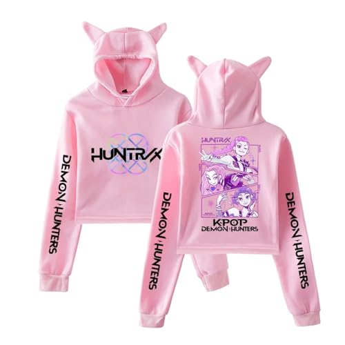 OUHZNUX K-Pop De-mon H-Hunters Kapuzenpullover Mädchen 2D Anime Print Pullover Hoodie Katzenohren Kurz Klassisch Langarm Sweatshirt XXS-XXL-Pink||xx_l OUHZNUX K-Pop De-mon H-Hunters Kapuzenpullover Mädchen 2D Anime Print Pullover Hoodie Katzenohren Kurz Klassisch Langarm Sweatshirt XXS-XXL-Pink||xx_l von OUHZNUX