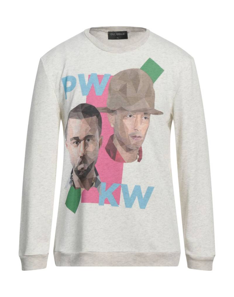 OUI, ODILE! Sweatshirt Herren Hellgrau von OUI, ODILE!
