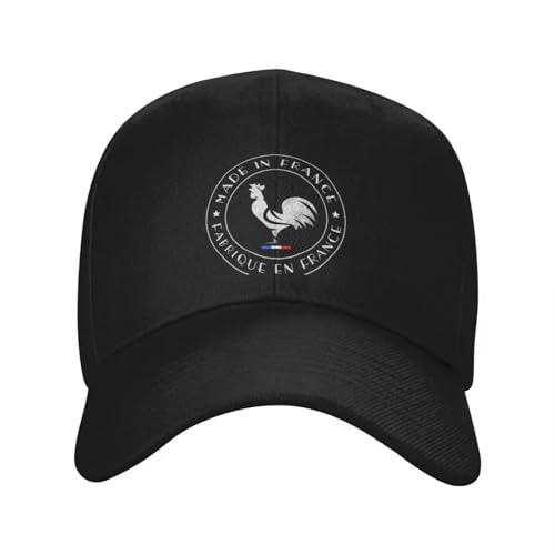 OUINCIIC Made IN FR ANCE Gallischer Hahn Zwei Sterne Baseballkappe Anime Strandausflug Herren Damen von OUINCIIC