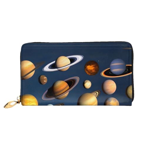 OUInbvv Solar System Planets Handheld-Geldbörse mit Metall-Reißverschluss, Passbuch und Scheckhalter, weiches, leichtes Design, Fächer OUInbvv Solar System Planets Handheld-Geldbörse mit Metall-Reißverschluss, Passbuch und Scheckhalter, weiches, leichtes Design, Fächer von OUInbvv