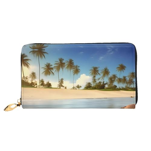 OUInbvv Turtles on the beach Handheld Wallet with Metal Zipper Passbook and Check Holder Soft Lightweight Design Compartments OUInbvv Turtles on the beach Handheld Wallet with Metal Zipper Passbook and Check Holder Soft Lightweight Design Compartments von OUInbvv