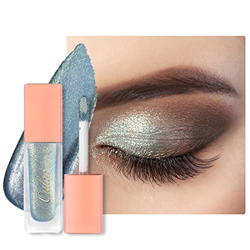 Oulac Flüssiger Lidschatten Glitzer Lidschatten zum Aufhellen der Augen| Liquid Eyeliner mit Funkeln Glitzer Finish Glattes Schimmer Augen Make-up| Vegan& Cruelty-Free, 5.4g (14) von Oulac