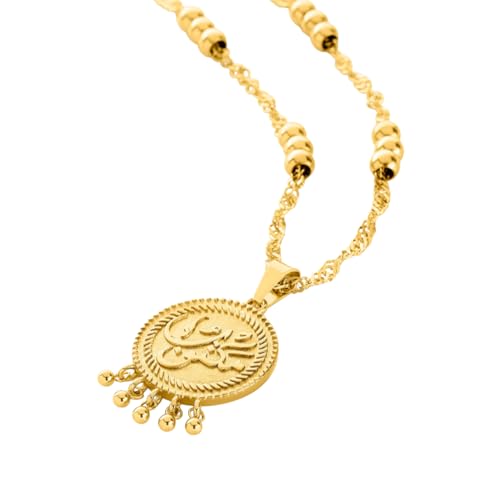 Mektoub Halskette "Destin" - Arabischer Kalligraphie-Anhänger "Destin" | 18K vergoldet auf Edelstahl | Damenschmuck | Symbolisches und zeitloses Geschenk Mektoub Halskette "Destin" - Arabischer Kalligraphie-Anhänger "Destin" | 18K vergoldet auf Edelstahl | Damenschmuck | Symbolisches und zeitloses Geschenk von OUMAY