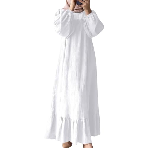 OUMSHBI Muslim Kleidung Damen Damen Lang Kleid Muslim Ramadan Muslimische Robe Kleid Ärmelloses Streifen Muslimische Kleider Damen Sommer Tesettür Giyim Elbise Cocuk Tesettür Abiye Düğünlük von OUMSHBI