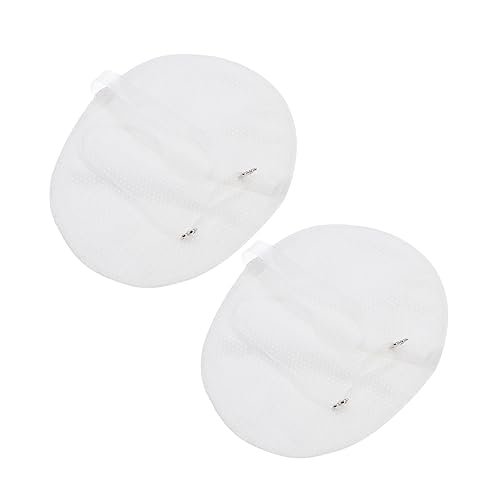 OUNONA 1 Paar Achselpads für Damen und Herren Wasserdichte Saugfähige Unterarm Schutzpads für Schweißfreie Kleidung Weiß für Shirts und Blusen Unsichtbar und Bequem von OUNONA