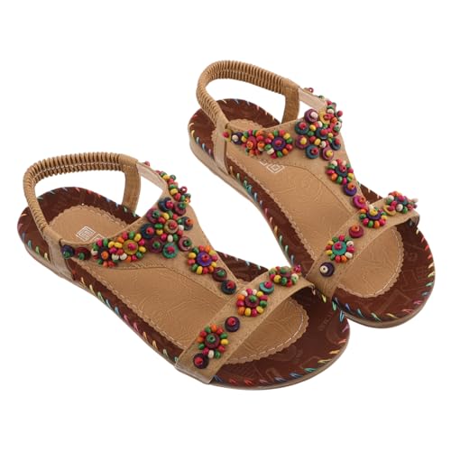 OUNONA 1 Paar Strandschuhe Für Damen: Bequeme Sandalen Für Den Urlaub – Atmungsaktive Ethno-sandalen Für Freizeitkleidung Und Outdoor-aktivitäten OUNONA 1 Paar Strandschuhe Für Damen: Bequeme Sandalen Für Den Urlaub – Atmungsaktive Ethno-sandalen Für Freizeitkleidung Und Outdoor-aktivitäten von OUNONA