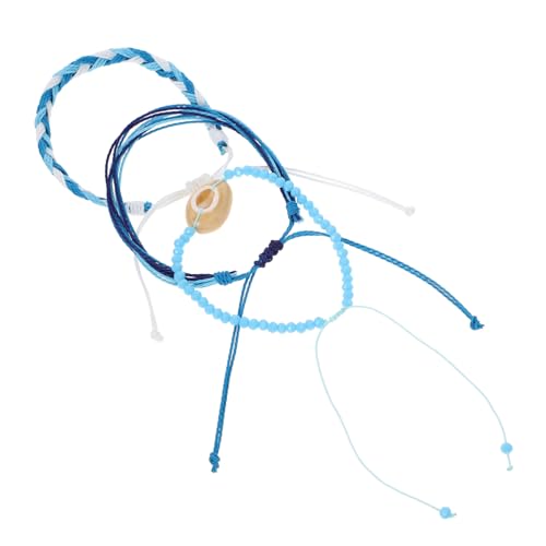 OUNONA 1 Satz Bohemian Armband Handgefertigte Geflochtene Armbänder für Damen und Teenager Schmuckstücke für Stapeln oder Einzeltragen von OUNONA