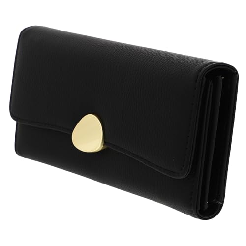 OUNONA Damen Geldbörse Lange Geldbörse mit Reißverschluss Praktische Brieftasche Langlebigem Material für Karten und Bargeld von OUNONA