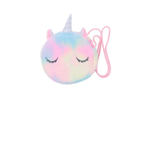OUNONA Schicke Einhorn Umhängetasche für Damen Plüsch Schultertasche Crossbody Tasche Robustes Material für Party und Freizeit von OUNONA