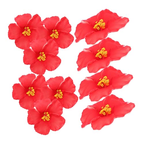 OUNONA 10 Stück Haarnadel Mit Blumendekor Künstliche Blumenhaarnadel Gefälschte Blumenclips Hawaii Haarblume Hawaii Haarspange Blumenhaarclips Für Mädchen Blumenhaarclips Klein von OUNONA