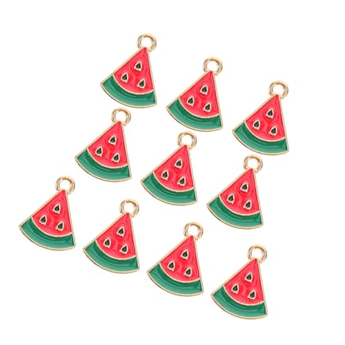 OUNONA 10 Stück Teiliges Bunte Mini Wassermelonen Ohrstecker aus Legierung Leichter Schmuckanhänger für Ohrringe Armbänder und Taschen Modisches DIY Accessoire für Erwachsene und Alltag OUNONA 10 Stück Teiliges Bunte Mini Wassermelonen Ohrstecker aus Legierung Leichter Schmuckanhänger für Ohrringe Armbänder und Taschen Modisches DIY Accessoire für Erwachsene und Alltag von OUNONA
