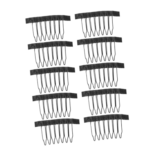 OUNONA 10 Stück Teiliges Haarnetz-clip aus Stahl Langlebige Perücken-clips für Damen Fester Sitz im Schönheitssalon zum Fixieren von Lace-perücken OUNONA 10 Stück Teiliges Haarnetz-clip aus Stahl Langlebige Perücken-clips für Damen Fester Sitz im Schönheitssalon zum Fixieren von Lace-perücken von OUNONA