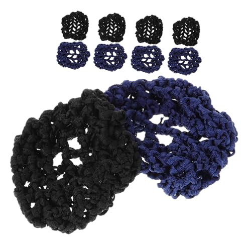 OUNONA 10 Stück Teiliges Haarnetz für Dutt Damen Hochwertiges Gewebtes Haarnetz mit Verstärktem Halt Weiches Langlebiges Material Rutschfest Geeignet für Ballett Berufsalltag und Tanz von OUNONA