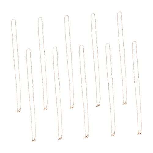 OUNONA 10stücke Kreuzkette Gold Für Damen Zarte Halskette Mit Kreuz Halsschmuck Als Schmuckgeschenk Elegantes Accessoire Für Frauen Und Mädchen Langlebiger Schmuck Für Jeden Anlass OUNONA 10stücke Kreuzkette Gold Für Damen Zarte Halskette Mit Kreuz Halsschmuck Als Schmuckgeschenk Elegantes Accessoire Für Frauen Und Mädchen Langlebiger Schmuck Für Jeden Anlass von OUNONA