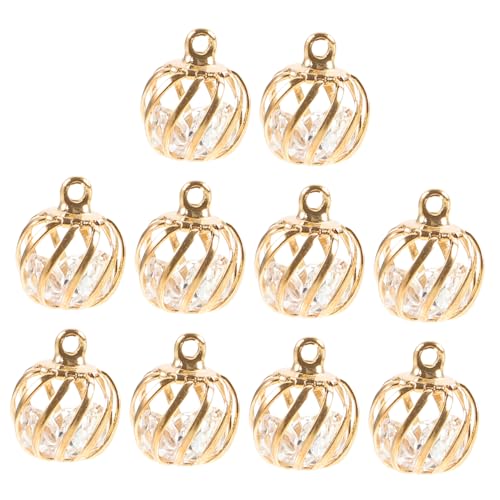 OUNONA 10 Stück Teiliges Lampion Charms Langlebigen Legierungsmaterialien für Ohrringe und Armbänder für DIY Schmuckherstellung und Kreative Bastelprojekte von OUNONA