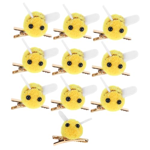 OUNONA 10stücke Bienen-haarspangen Für Damen Und Mädchen Farbenfrohe Retro-haarnadeln Mit Starkem Und Französischem Clip Für Party-accessoires Und Frühlings-styling von OUNONA