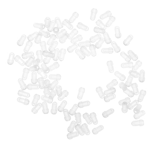 OUNONA 100 Stück Ohrstecker Schutzschläuche Hypoallergenem Transparente Hüllen für Ohrnadeln und Ohrringe für Empfindliche und Täglichen Gebrauch OUNONA 100 Stück Ohrstecker Schutzschläuche Hypoallergenem Transparente Hüllen für Ohrnadeln und Ohrringe für Empfindliche und Täglichen Gebrauch von OUNONA