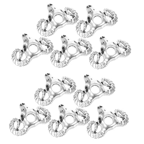 OUNONA 10stücke Dreadlocks Zubehör Haarschmuck Haarringe Für Zöpfe Aus Legierung Flexibles Haarschmuck Für Haarringe Einfache Anwendung Langlebig Für Stilvolle Frisuren von OUNONA