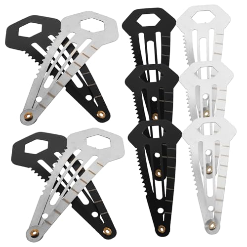 OUNONA 10stücke Edelstahl Haarnadeln Wasserfest Multifunktionale Haarspangen Für Frauen Silber Schwarz Für Hochzeiten Reisen Und Notfälle von OUNONA