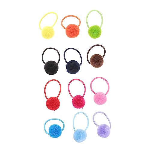 OUNONA 12stücke Elastische Haarbänder Für Junge Mädchen Und Mädchen Pferdeschwanzhalter Haarseile Gemischte Farben Für Alltag Geschenk von OUNONA