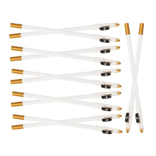 OUNONA 12 Stück Teiliges Holz Augenbrauenstifte mit Anspitzer Wasser und Schweißresistent Langlebig Präzise Natürliche Striche für Detailreiche Realistische Brauen von OUNONA