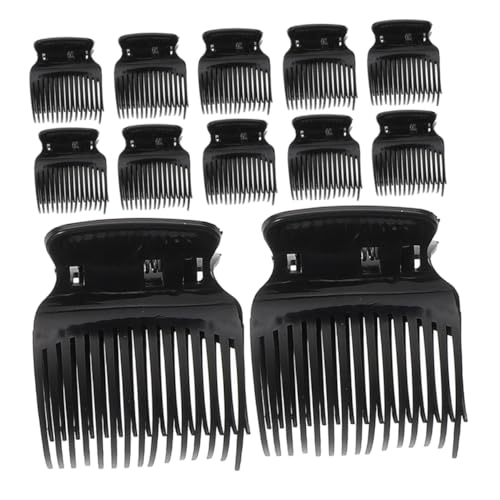 OUNONA 12 Stück Teiliges Hot Roller Styling Clips Professionelle Hitzeschutz Klammern mit Glatter Beschichtung für Haartypen Schnelles Schonendes Haarstyling für Damen und Friseure von OUNONA