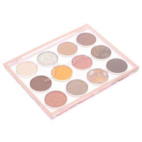 OUNONA 12gitter Lidschattenpalette Für Augen-make-up Tragbar Und Robust Vielseitig Für Damen Geeignet Make-up-tablett Für Salon Und Alltag von OUNONA