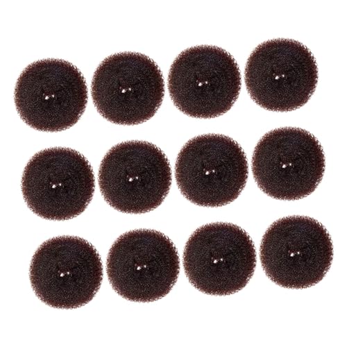 OUNONA 12stücke Haar-dutt-donut Duttformer Für Damen Und Mädchen Elastisches Haargestaltungswerkzeug Bequemer Dutt-maker Für Verschiedene Anlässe von OUNONA