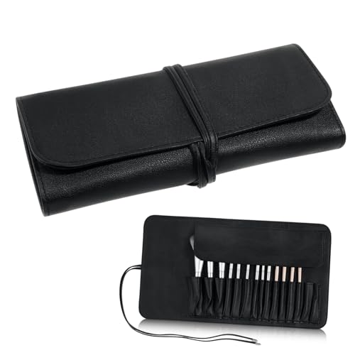 OUNONA 15 Stück Kosmetiktasche Damen aus PU Leder Tragbare Makeup Aufbewahrungstasche für Leicht und Geräumig für Reisen und Geschäftsreisen von OUNONA