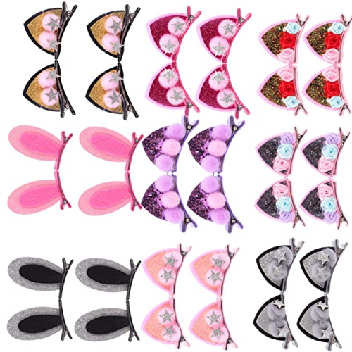 OUNONA 18 Stück Teiliges Hasenohren Haarspangen Süßes Kopfschmuck für Haaraccessoires für Partys Geburtstage und Besondere Anlässe OUNONA 18 Stück Teiliges Hasenohren Haarspangen Süßes Kopfschmuck für Haaraccessoires für Partys Geburtstage und Besondere Anlässe von OUNONA