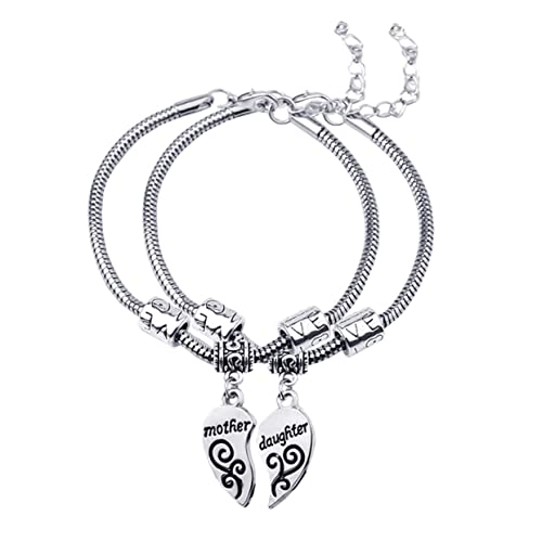 OUNONA Herz Armband Für Frauen Modeschmuck Muttertagsgeschenk Frauendekoration Mit Verstellbarer Kette Für Handgelenk Elegantes Outfit Accessoire von OUNONA
