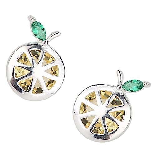 OUNONA Kreative Ohrringe Zitronen Ohrstecker 925 Stück Sterling Silber Einzigartige Ohraccessoires für Damen Hypoallergen Sommer Schmuck OUNONA Kreative Ohrringe Zitronen Ohrstecker 925 Stück Sterling Silber Einzigartige Ohraccessoires für Damen Hypoallergen Sommer Schmuck von OUNONA